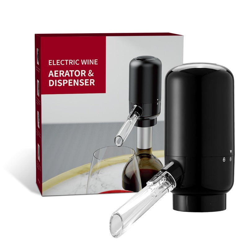 Electric Wine Aerator & Wine Dispenser with Extension Rod, Battery-Operated Wine Aerator Pourer Spout