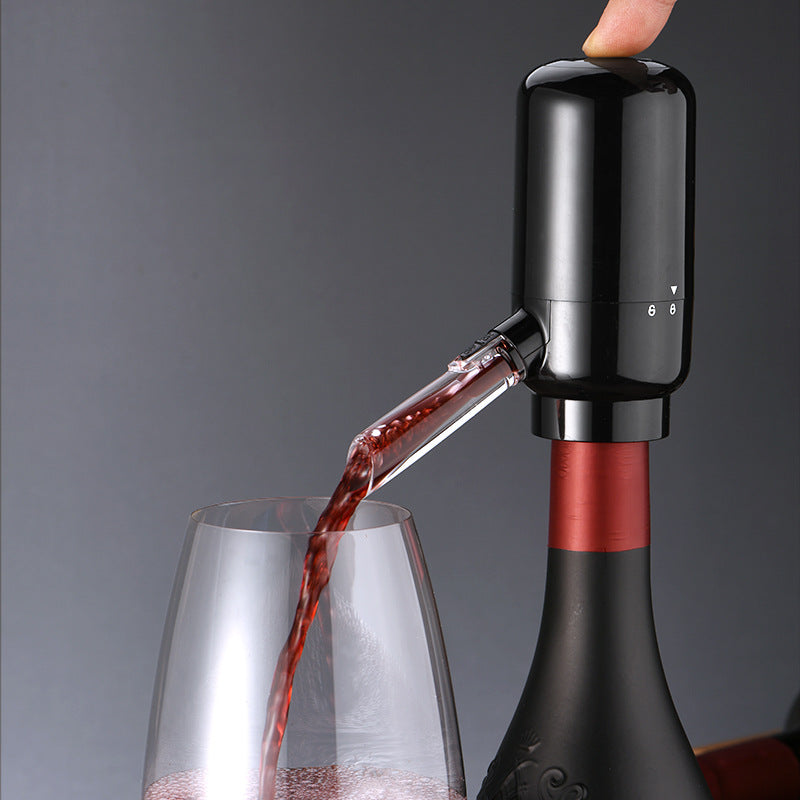 Electric Wine Aerator & Wine Dispenser with Extension Rod, Battery-Operated Wine Aerator Pourer Spout