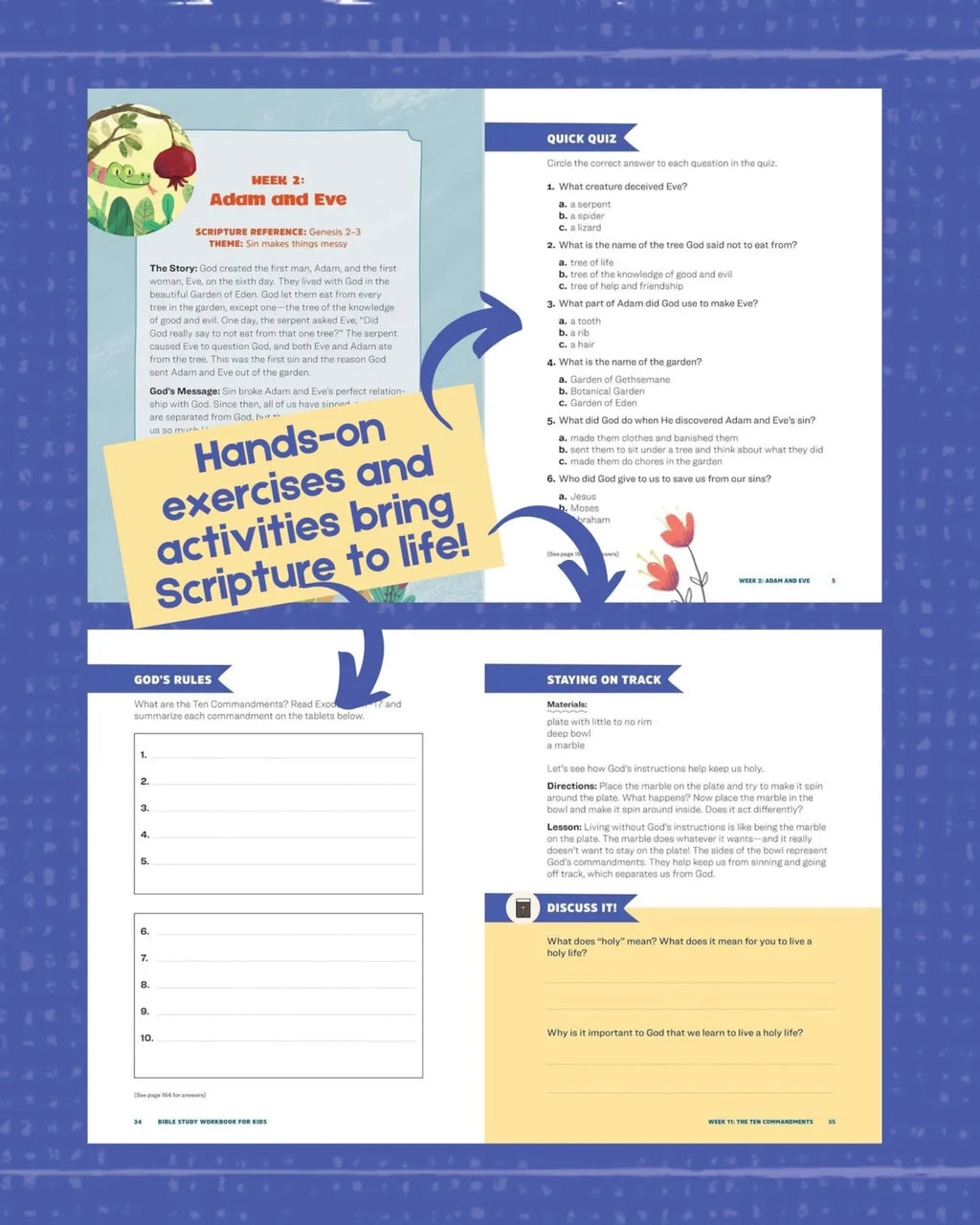 Bible Study Workbook for Kids: Lessons, Activities, Quizzes, and Questions to Deepen Your Faith Makeup