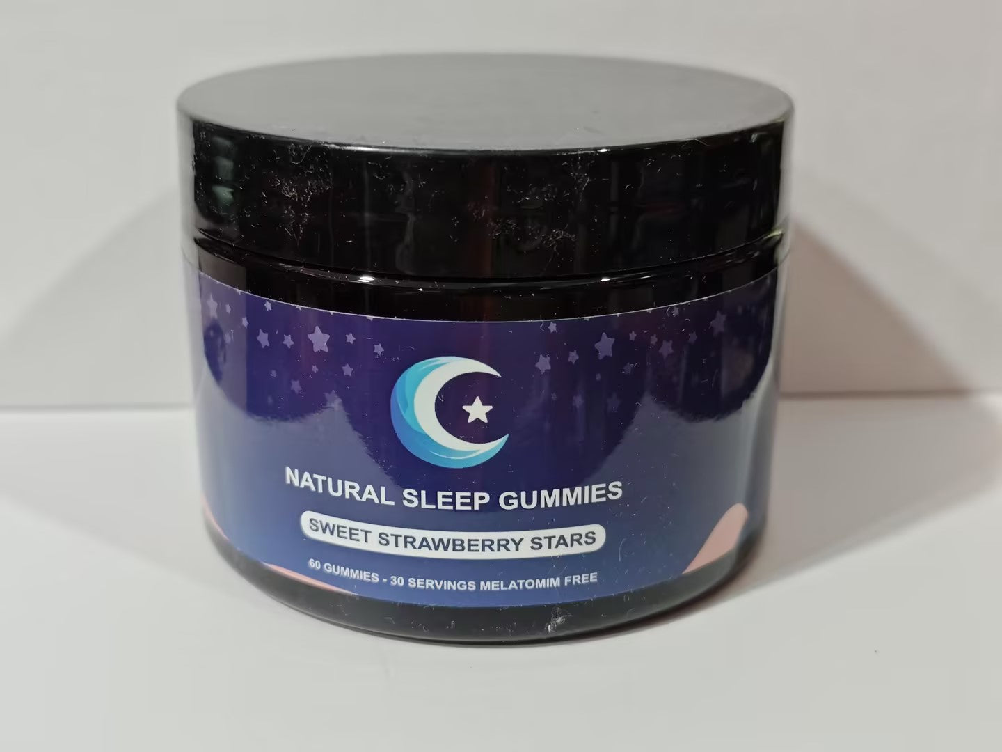 LullaBites Natural Sleep Gummies – Vegan, Gluten-Free, 5-HTP + L-Theanine for Stress Relief, Relaxation & Restorative Sleep