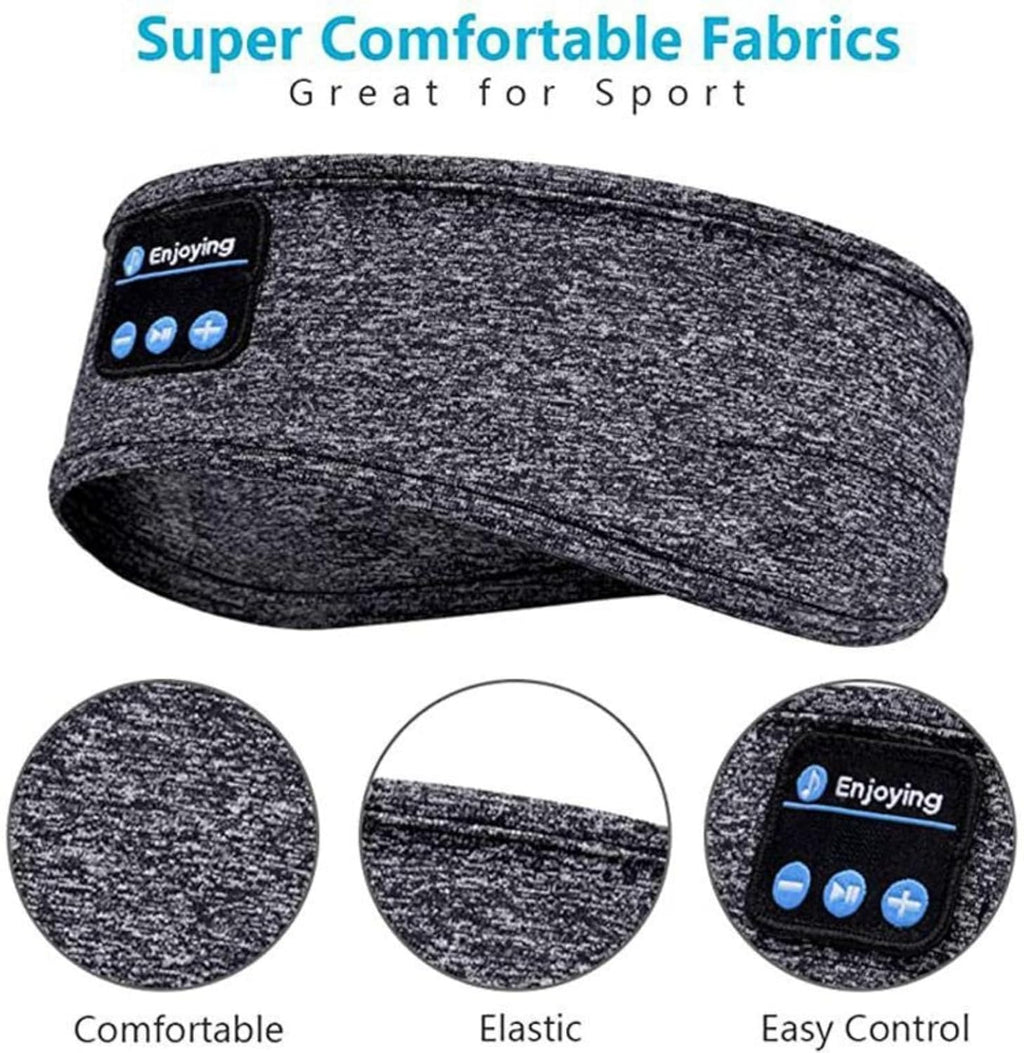 Bluetooth Sleep Headphones & Sports Headband – Wireless Music Comfort