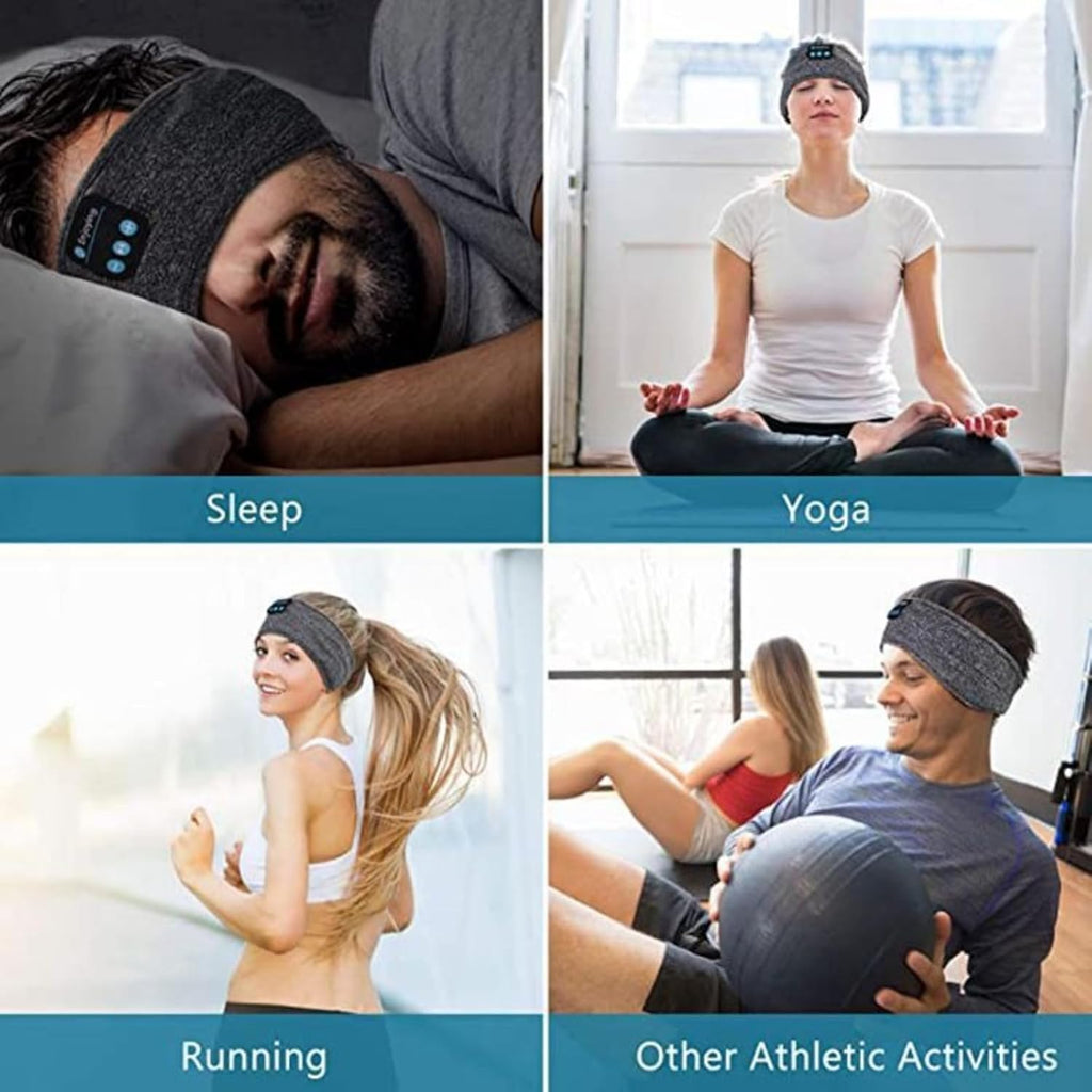 Bluetooth Sleep Headphones & Sports Headband – Wireless Music Comfort